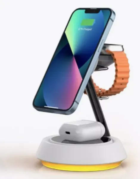 Беспроводное зарядное устройство WIWU Power Air 3in1 (Wi-W002)